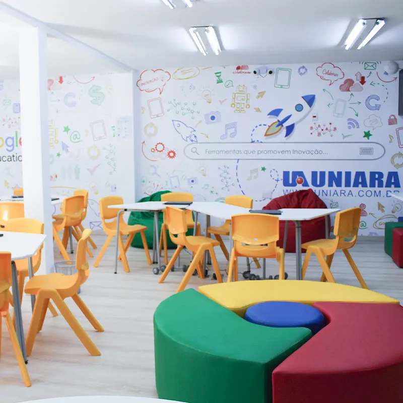 Biblioteca moderna da universidade